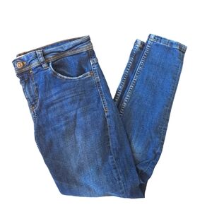 ZARA Mid Rise Skinny Denim Jeans Size 6